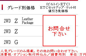 ハリアー　値引き一覧